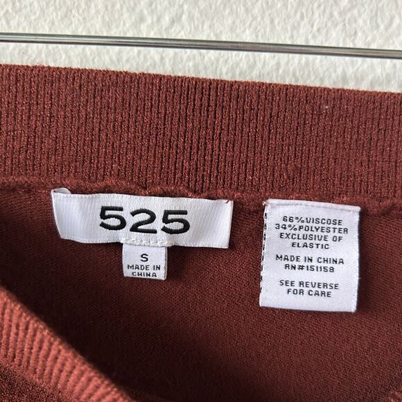 525 America Wide Leg Cropped Pants Size Small - Picture 2 of 3